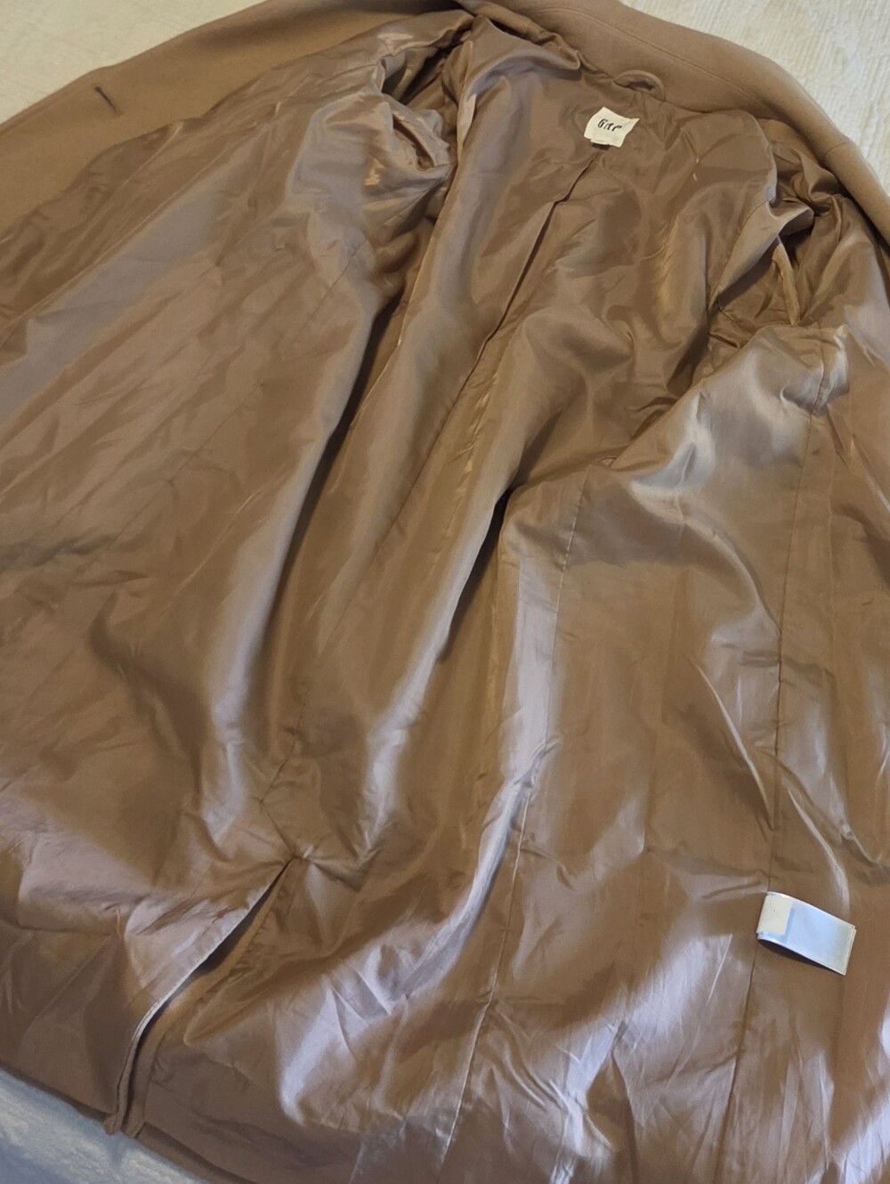 Gap Mid-Length Wool-Blend Topcoat/Trench Coat, Size Medium - Picture 2 of 8